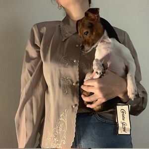 NWT Vintage Christine Gerard Blouse